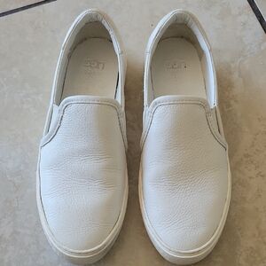 UGG Classic White Slip-On Shoes